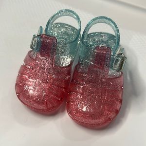 children’s place ombré pink blue jellies